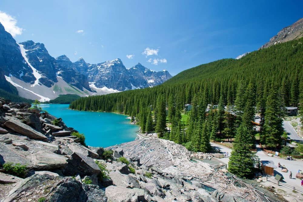 Moraine Lake at Banff National Park, Alberta, Canada