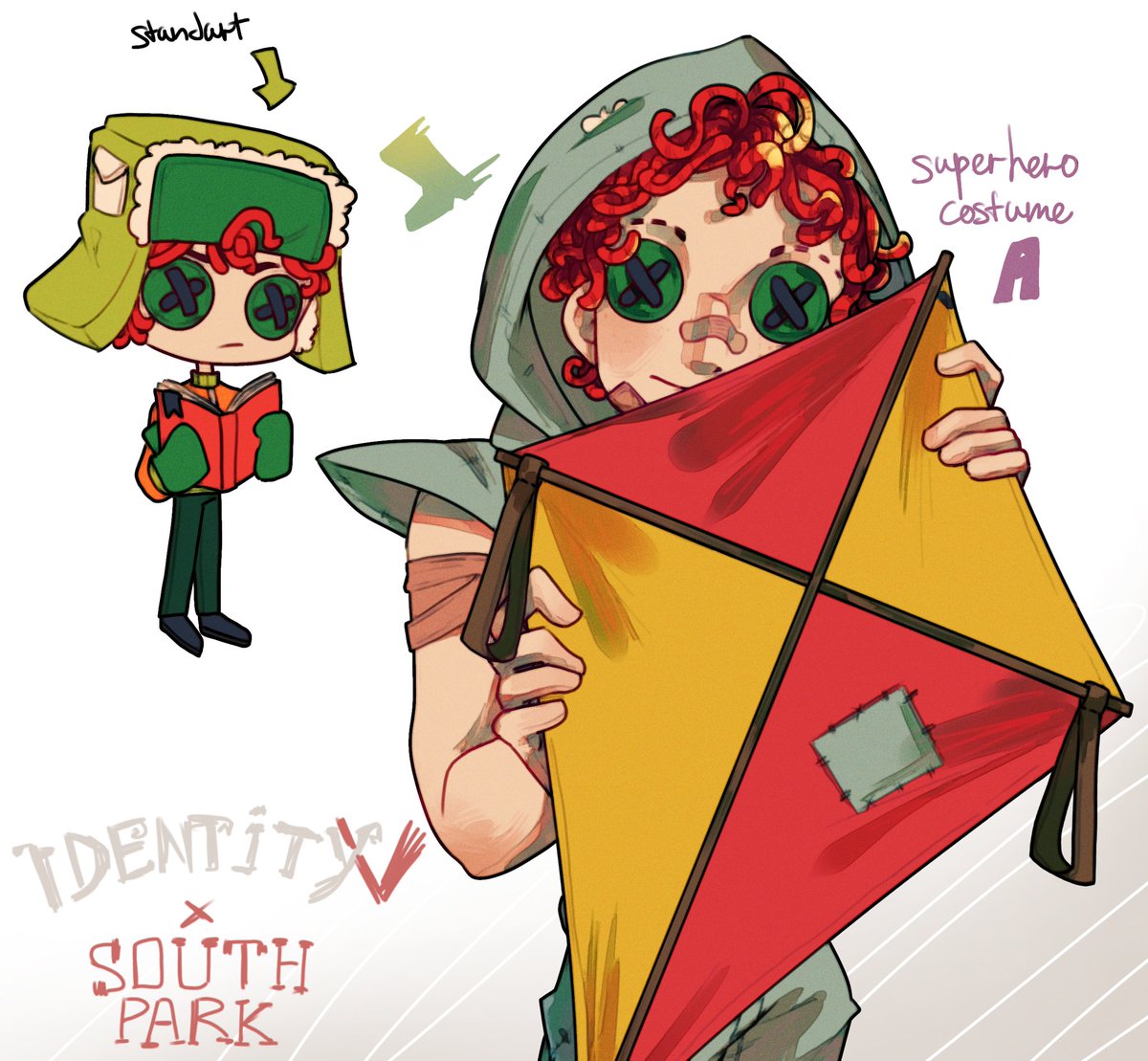 south park × identity v (2/4?) #spkyle #sptwt #southpark #identityv