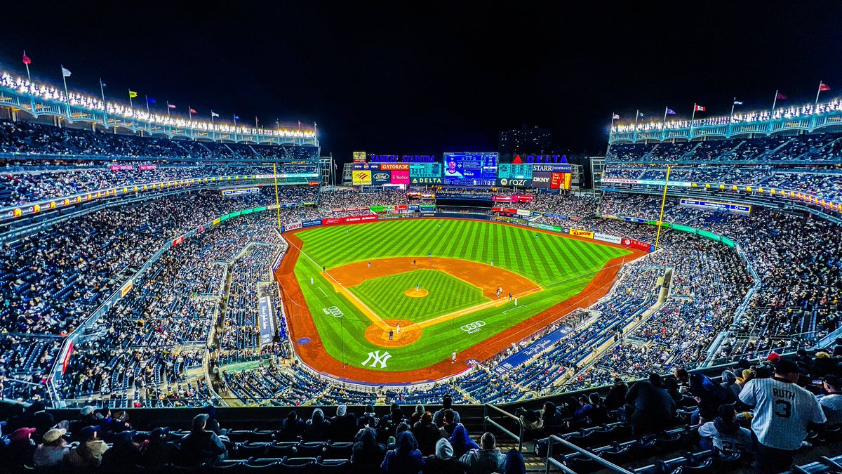 A beautiful night for Baseball under the lights in the Bronx and game one for 2024 is in the books. I’m 1-0 (2024) and 95-39 / .709 (lifetime) with the Yankees at new Yankee Stadium
