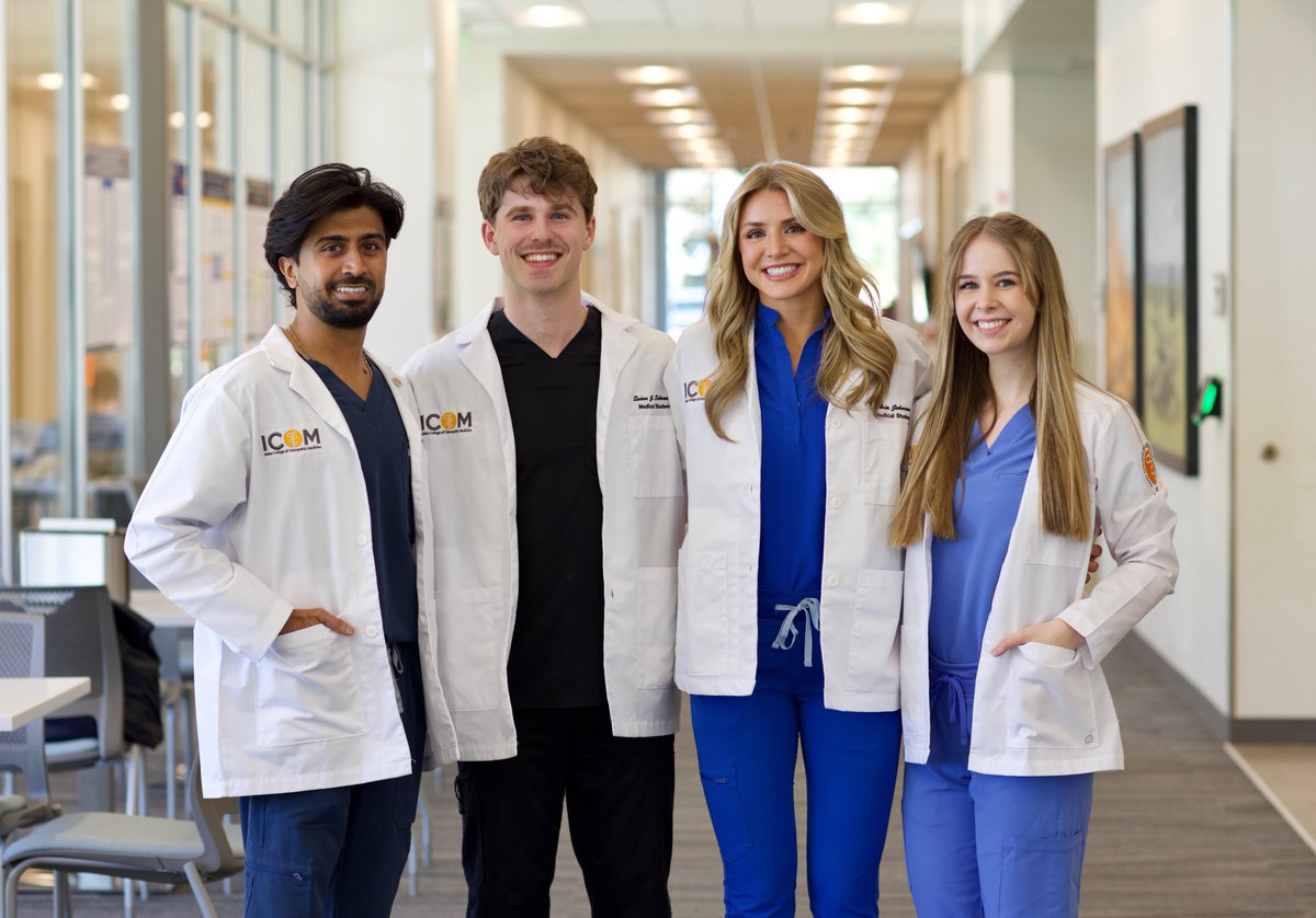 Say hello to the new leaders of ICOM's Dermatology Club! 👋

(L-R) Chan Khimji, Co-Chair; Quinn Schroeder, Chair; Aria Johnson, Co-Chair; and Haily Fritts, Co-Chair.

#IdahoCOM #ICOM2027 #ICOM #MedicalSchool #MedSchool #ChooseDO