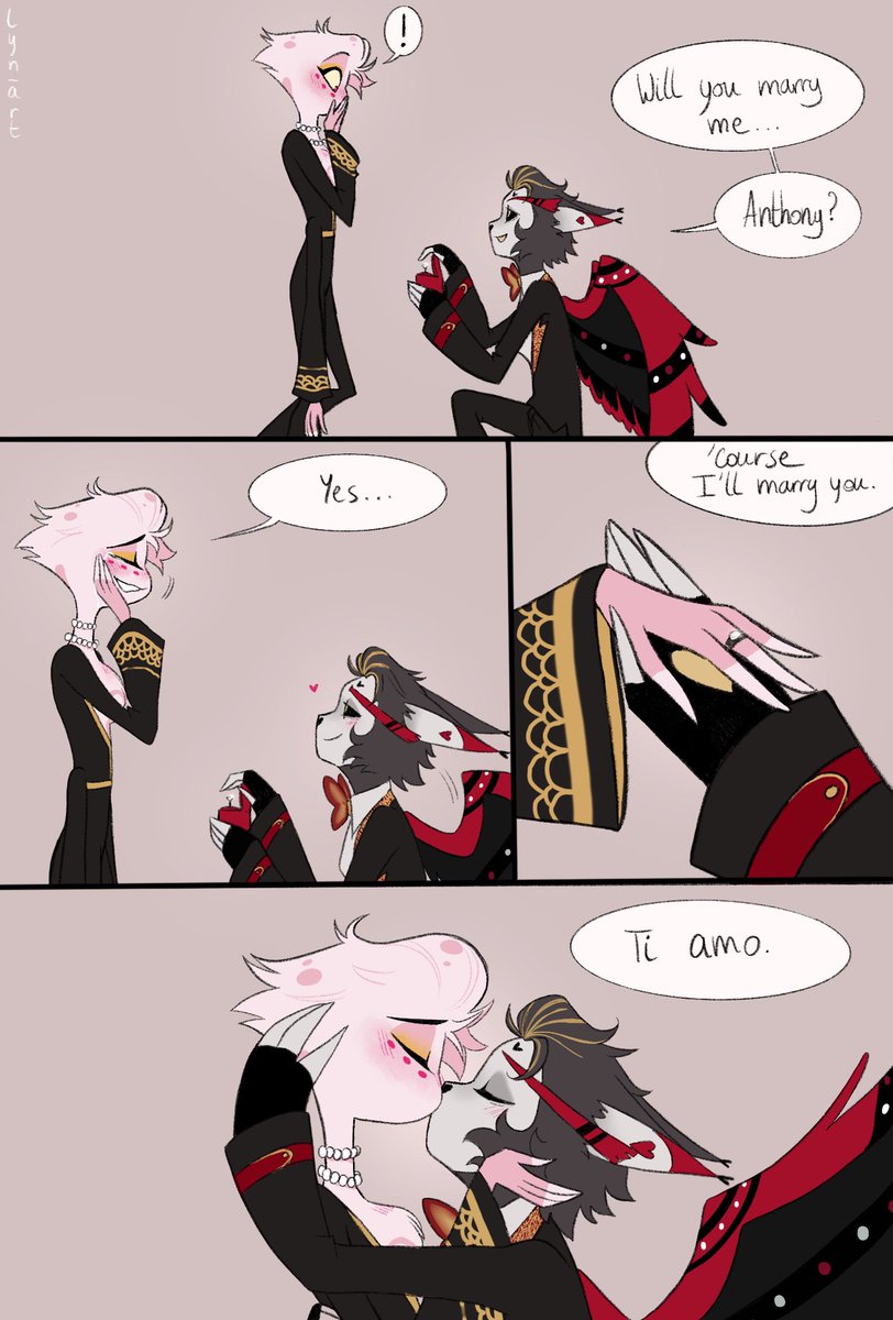 Overlord Husk’s proposal 

#huskerdust #HuskDust #HazbinHotel