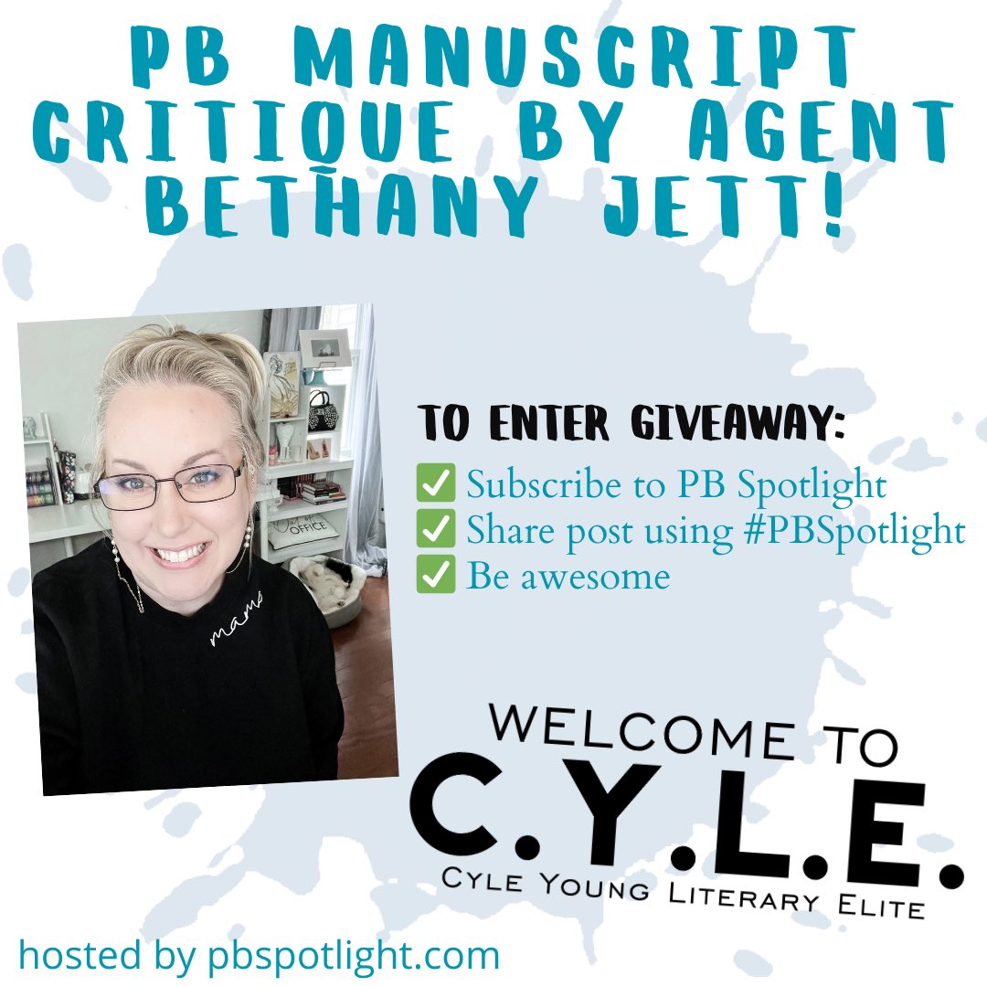 ⭐️GIVEAWAY ANNOUNCEMENT ⭐️ Thanks to all for the agent love and reads and shares for @BetJett! The winner of the PB manuscript critique is… 🥳 @KargesAshley 🎉 CONGRATULATIONS! Stay tuned for another post from #PBSpotlight that is sure to shine like the sun! ☀️ 🤓😎