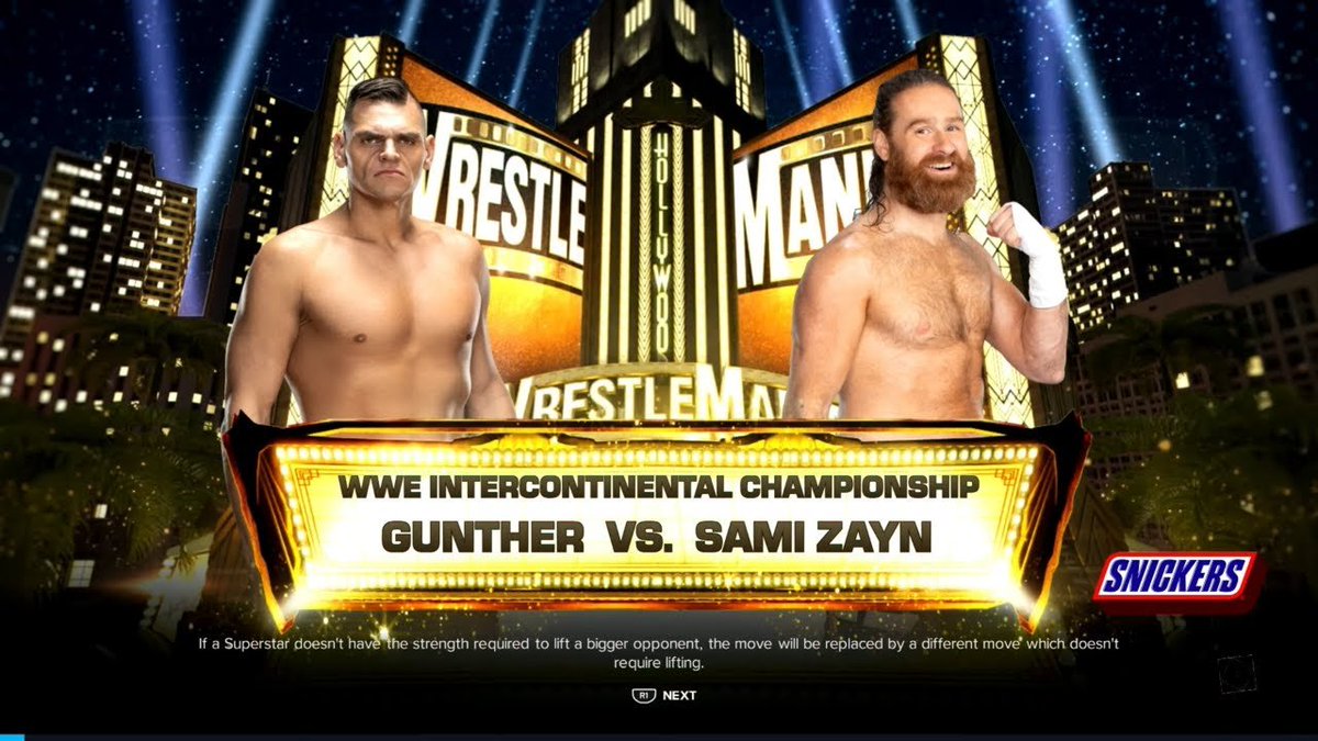 WWE Intercontinental Championship match: Gunther (c) vs. Sami Zayn
#WrestleMania #RRvsRCB #EmergencyAid #DhruvRathee $BLOCK #Pushpa2TheRule #Taiwan #Sanatani #CJIDYChandrachud $PARAM #HBDPrabhuDeva #tsunami #goodmorning $TRIP
