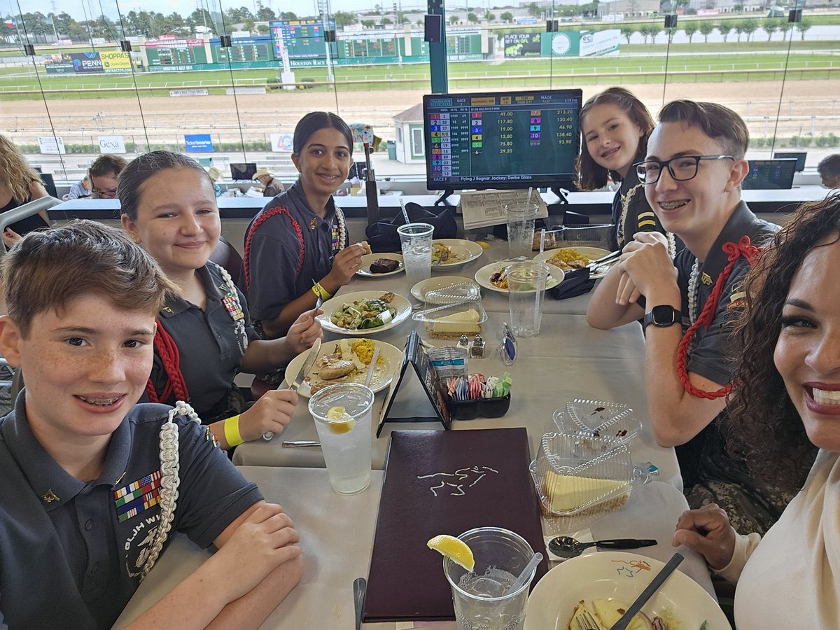 I am honored to have been asked to present colors at the Racetrack.  My cadets loved the experience #LOTC #TISDLOTC @TISDGLJHS #CommunityPresentationOfColors