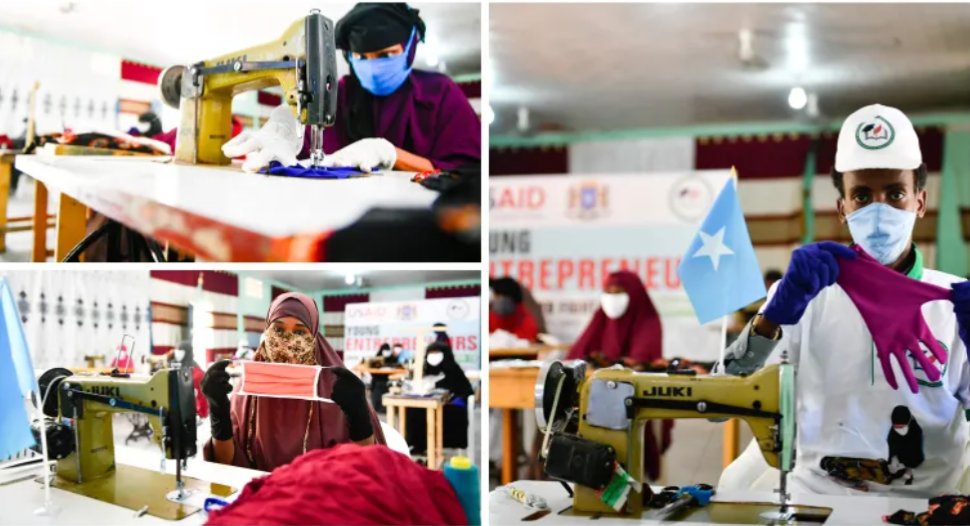 This #WorldHealthDay, we reflect on @USAID's vital role in Somalia's COVID-19 response. With 500,000 face masks😷and crucial medical supplies🏥delivered, we've made strides in curbing the virus and empowering Somali youth. 🔍Learn more: bit.ly/3VLZtFo