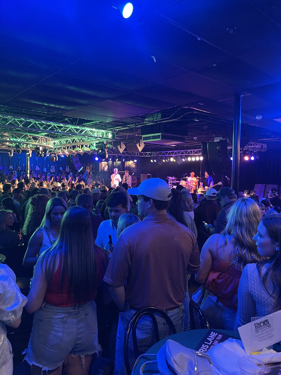 ⁦<a href="/ricksstarkville/">Rick's Cafe</a>⁩ is a sold out venue in ⁦<a href="/mscollegetown/">Starkville, Mississippi</a>⁩ on a baseball ⁦<a href="/HailStateBB/">Mississippi State Baseball</a>⁩ weekend. ⁦<a href="/COStarkville/">City of Starkville</a>⁩ has it going on!!!