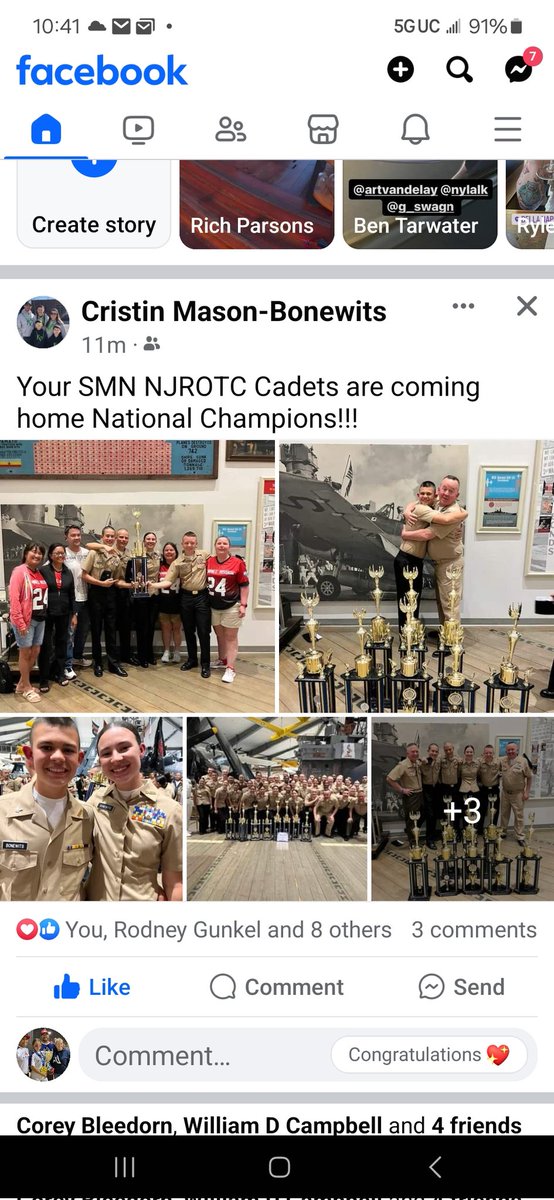 Congratulations to AU's Brooklyn Bonowitz,  National Champion at NJROTC . Nobody works more than you. We are proud of you.