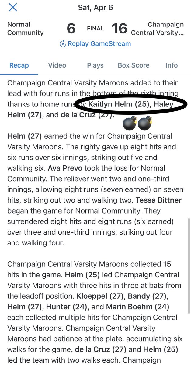 ArmorEliteFox's tweet photo. The Helm sisters are back at it again hitting home runs!  @kaitlyn_helm hits a solo shot then @Haley_Helm00 follows it up in the same inning with a 2 run bomb. Love the excitement and hop at first base by Haley as the ball sails over left field fence. Nice job ladies! Congrats! 💙🧡💪🏼 #WatchUs @TnMojoFastpitch @CoastRecruits @Get2CollegAth @ExtraInningSB @SBRRetweets @LegacyLegendsS1 @LineDsoftball @FastpitchAthRec