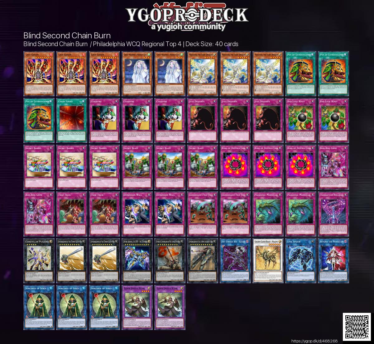 Blind Second Chain Burn / Philadelphia WCQ Regional Top 4    https://t.co/DhMwW1CjSL #yugioh #yugiohtcg