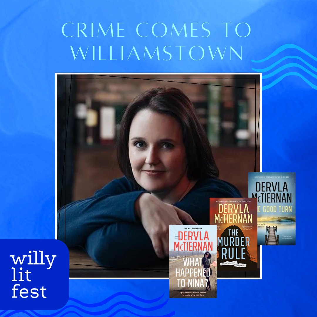 *SELLING OUT FAST* Dervla McTiernan is the author of the bestselling Cormac Reilly series and The Murder Rule. Dervla’s latest novel, What Happened to Nina?, delves into the sinister ways that money and power shape a tragedy. Alongside Dervla will be Chris Hammer! Link in bio