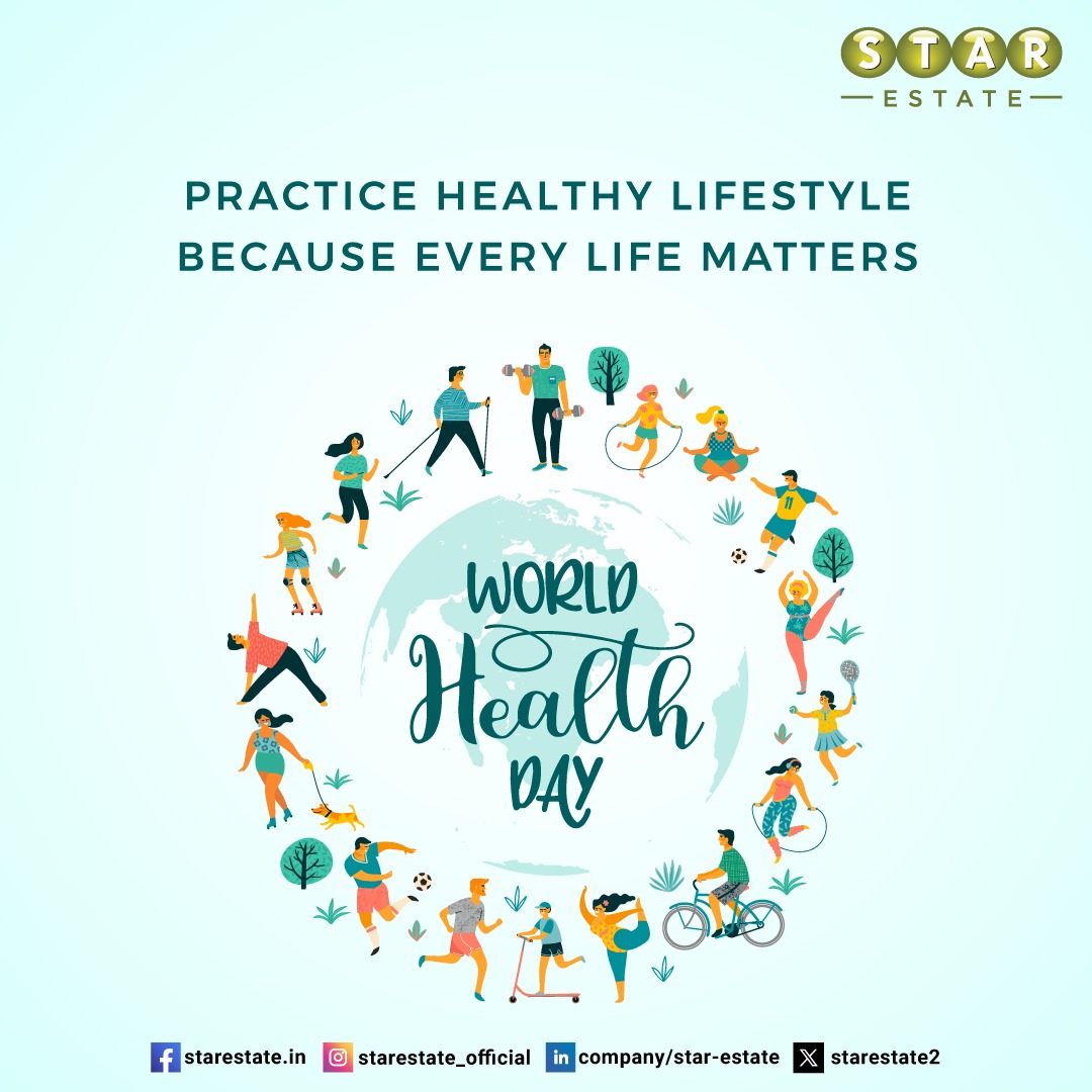 This #worldhealthday pledge to practice healthy lifestyle and nutritious diet for accomplishing well-being.
#starestate #worldhealthday #healthiswealth #healthylifestyle #foodforhealth #topialpost #topicalspot