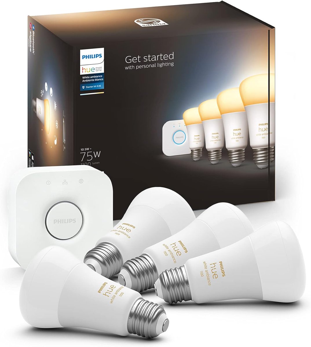 Control your lights with your voice!  Upgrade your home with the Philips Hue Starter Kit. 
Product link: tinyurl.com/2cswp96o

#vlyzon #SmartHomeTech #UpgradeYourHome #EffortlessLiving #HomeAutomation #PhilipsHue #SmartLighting #SkylosFairLaunch
