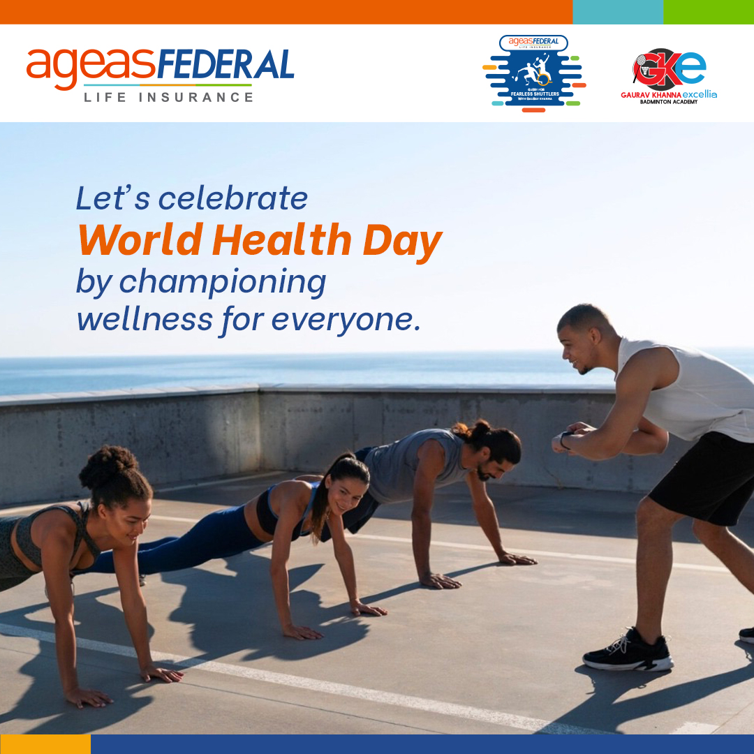 Let's pledge to prioritise not just the well-being of our family, but also that of our community members. Together, let's ensure that everyone, everywhere, has the opportunity to live a healthy life. Here’s wishing you a Happy World Health Day. 💪 Visit: ageasfederal.com