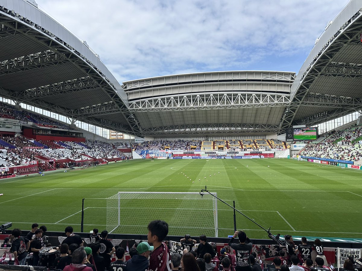 今日はここから！
港町決戦開幕🔥
#visselkobe 
#神戸横浜FM