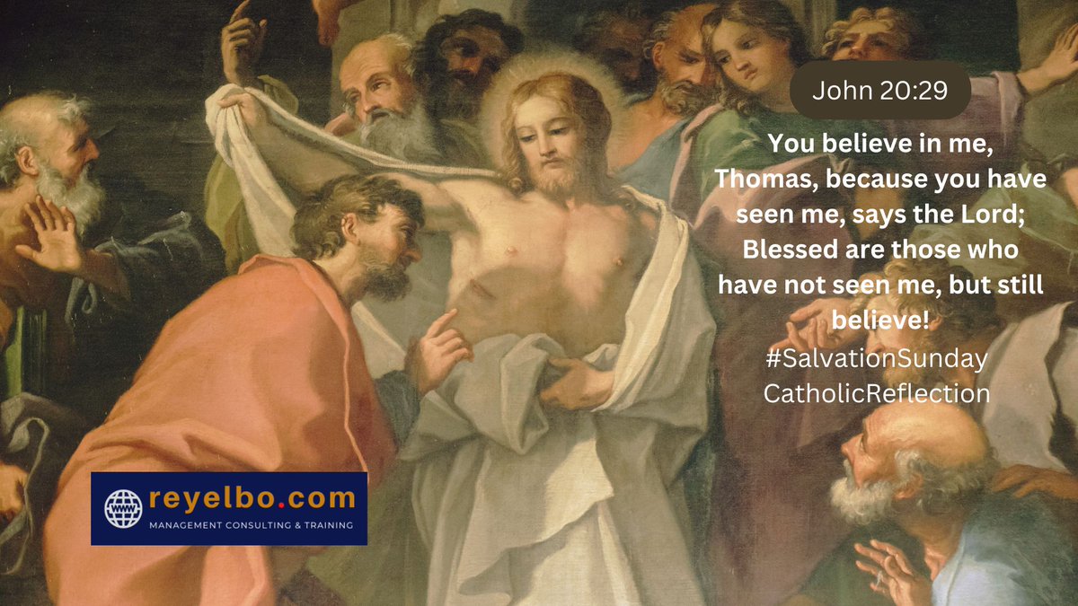 Apr 7, 2024 | Salvation Sunday
#DoubtingThomas #SalvationSunday #catholicreflection