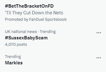 Here's what's trending under UK national news. Is this finally happening? #SussexBabyScam