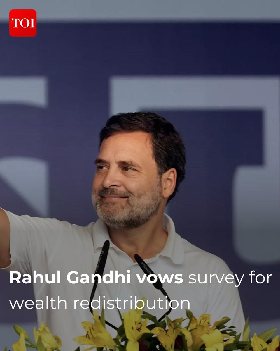 Former Congress president #RahulGandhi Saturday said Congress, if voted into office in the Lok Sabha elections, would conduct a financial and institutional survey to ascertain who is in possession of the wealth of the country, and would then undertake an exercise to redistribute…