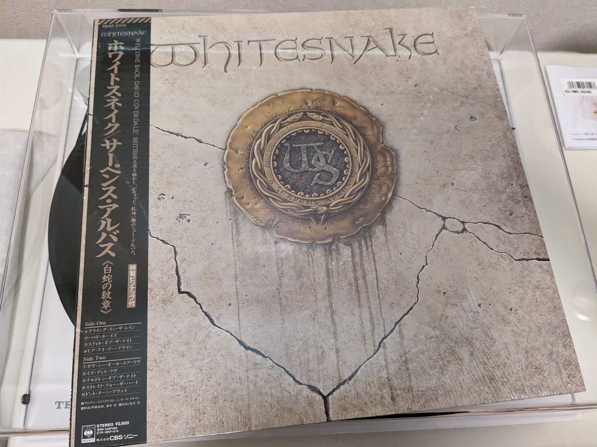 Whitesnake〈白蛇の紋章〜サーペンス・アルバス〉  / Whitesnake
#NowPlaying️
#なうぷれ