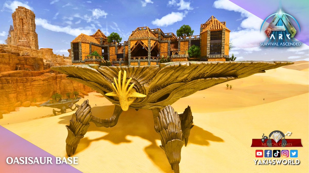 yaki45MG's tweet photo. Some screenshots of a new base, about the amazing Oasisaur, hope you like it
@survivetheark
If you want to build it, here's the video tutorial
https://t.co/29I8htzo5g
#playARK #ARKPhotoMode #ARKfanart #ASA #ArkSurvivalAscended #ARK #arkbase #arkoasisaur #oasisaur https://t.co/b9RnbPdJW3
