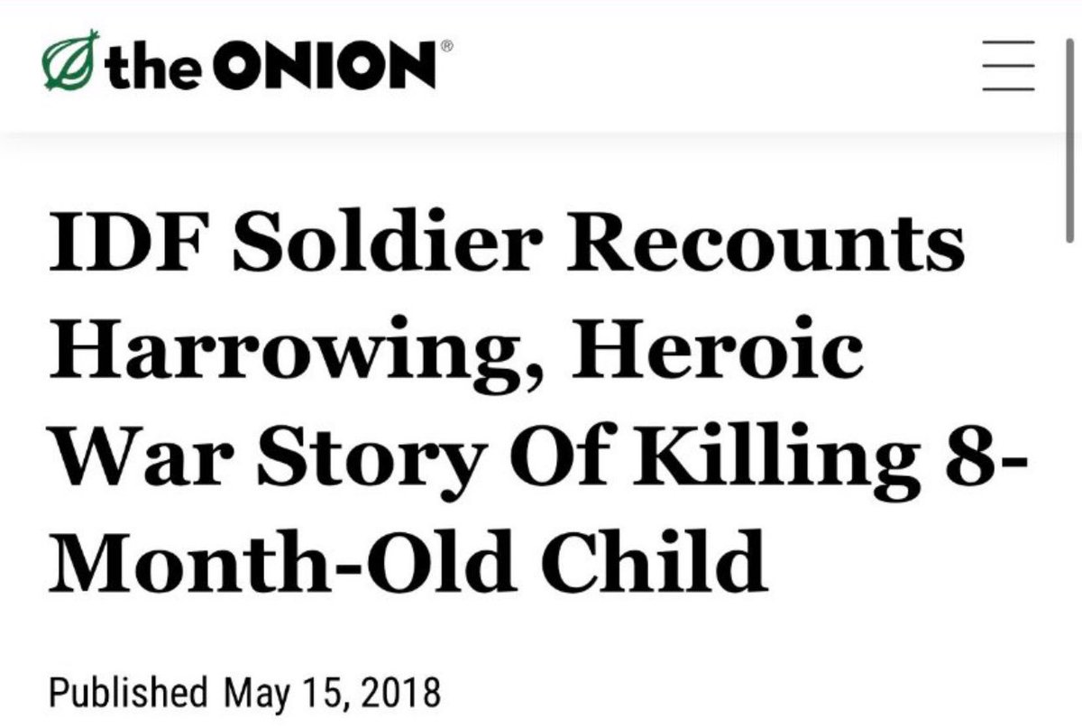 The onion yet again forgot to be satire.