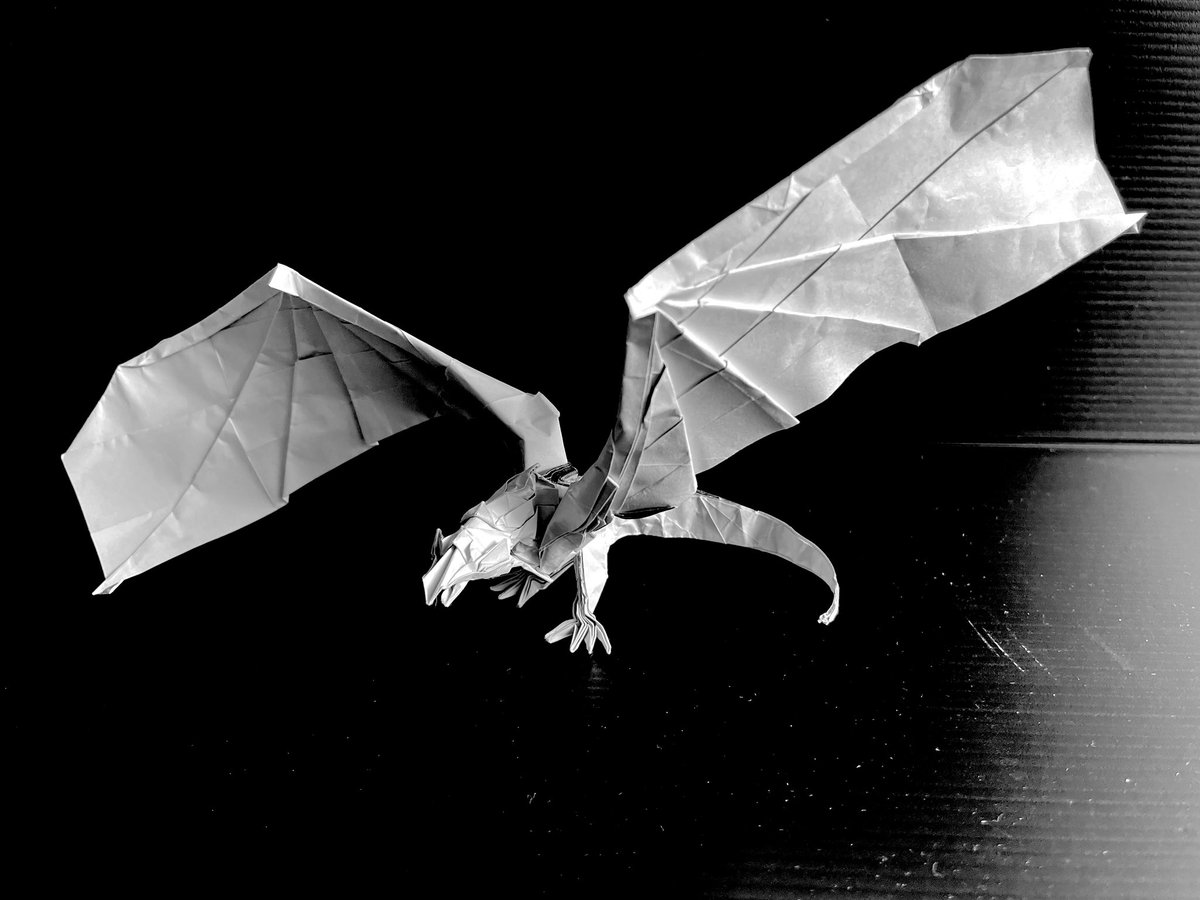 Arrax by <a href="/origamimagiro/">Jason Ku</a>
Folded from 35cm Japanese Foil
Inspired by House of the Dragon
#origami #houseofthedragon