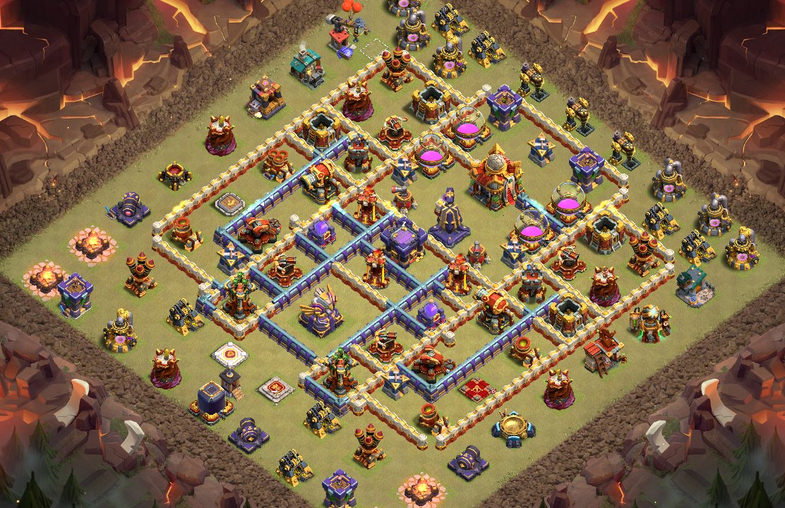 I made this base to use in this first stage of the qualifier. Use at your own risk! I'll leave some defenses she provided to my team in the comments. link.clashofclans.com/pt?action=Open… CC: 2 Ices + 2 R.L + 4 Archers For more of my exclusive foundations, hit me up @MaximusBase!