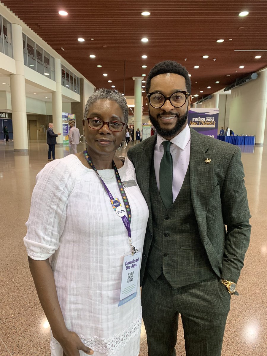 Day #2 @NSBAPublicEd conference was on a whole other level! Started w/THE Ruby Bridges #Keynote #BlackHistoryIcon. Ended w/Dr. @EddieConnorJr #LuncheonKeynote #NSBA24