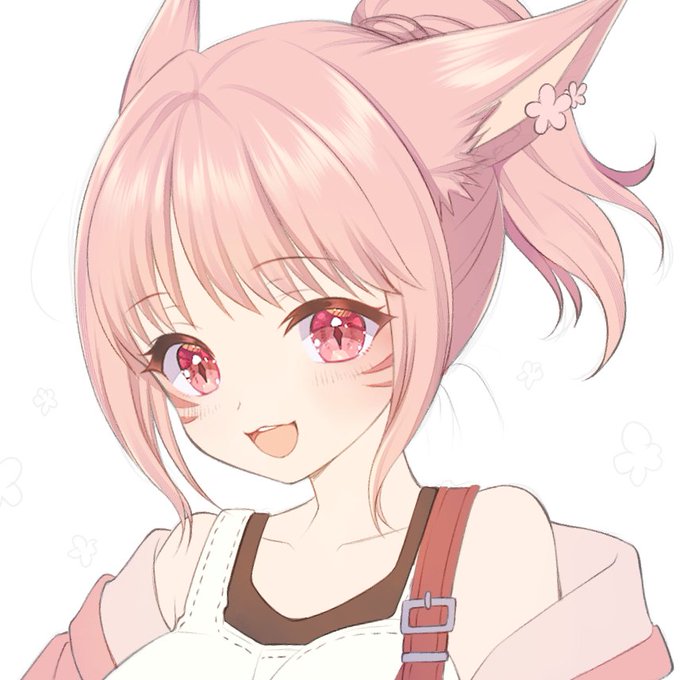 「miqo'te simple background」 illustration images(Latest)