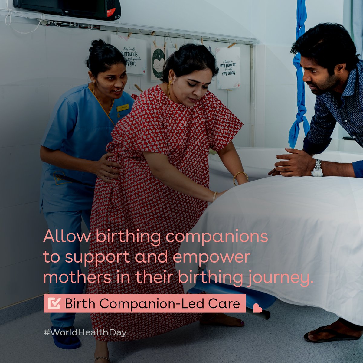 Birthing should be a blissful experience for every mother. We need to advocate for safe maternal healthcare practices and eliminate discrimination. #WorldHealthDay #MyHealthMyRight