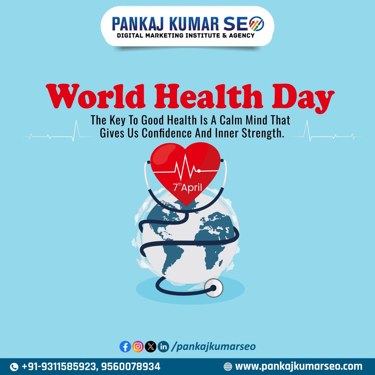 World Health Day 7th April, 2024. Stay Fit and Healthy, Celebrate the World Health Day (My Health, My Right)
.
.
.
.
.
.
#WorldHealthDay #WorldHealthDay2024 #healthday #HealthIsWealth 
#seo
#seotips
#seoexpert
#seoservices
#seomarketing
#googleranking
#seoagency