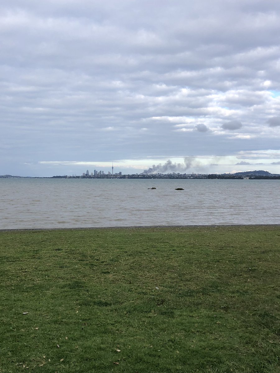 This doesn’t look good… ☹️ everyone ok? #auckland