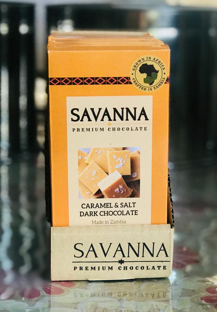 Spend the WORD‼️ 🗣,  Caramel dark chocolate🍫🍫 IS BACK  at Dessert Delicacies (KKIA)📍✈️

HAPPY SATURDAY SHOPPING 🛍🍫💃💃

 #savannachocolate #proudlyzambian #beantobar #madeinzambia #smallbusiness #madeinafrica #zambianchocolate #entrepreneur #chocolatebar #beantobarchocolate