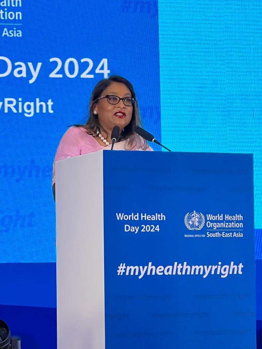 Today, April 7th, is @WHO's founding anniversary - the day our constitution came into force. This is the day chosen to mark #WorldHealthDay - the theme of which this year is “My health, my right.” This year’s theme was chosen to champion the right of everyone everywhere to…