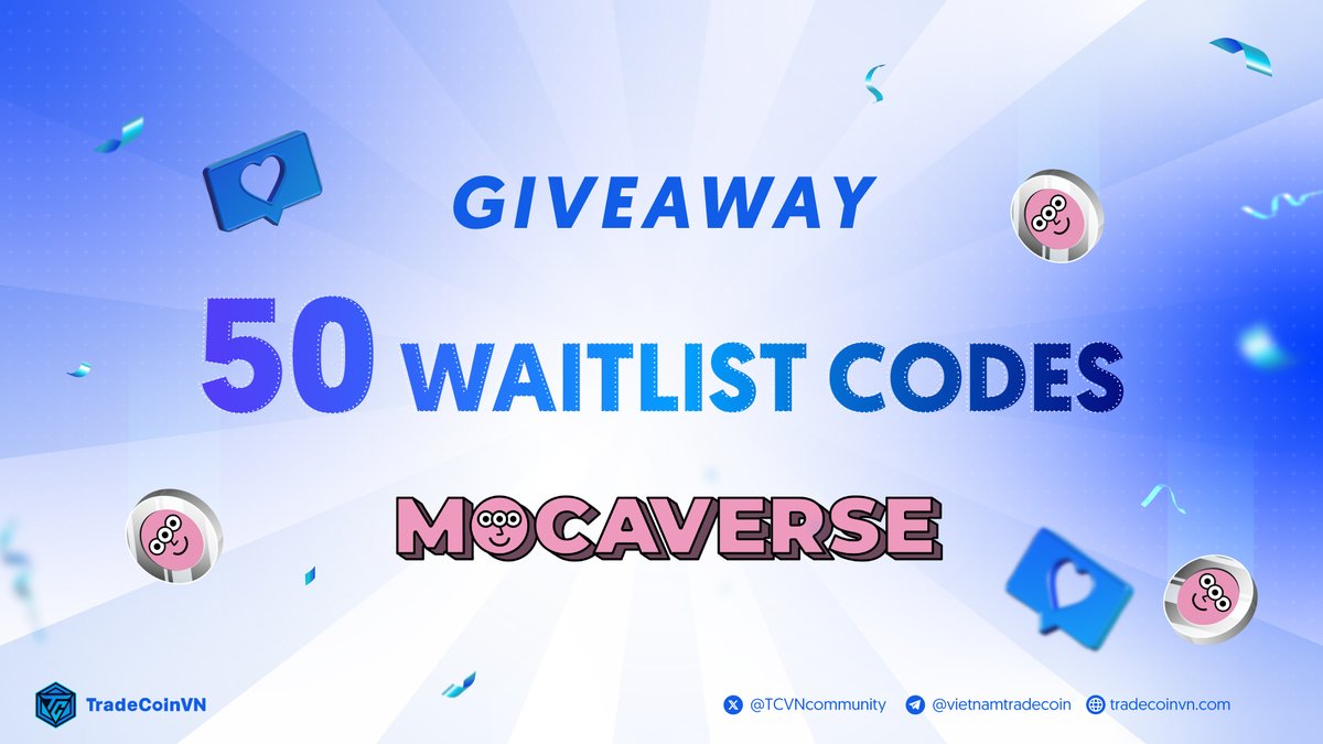 tobi24's tweet photo. #Giveaway siêu 🔥 cho ae đây! 

✧ Tặng ae 50 WAITLIST CODES (Lot) mua public sale token $MOCA của @MocaverseNFT - built by @animocabrands ✔️

- Mỗi Lot trúng sẽ được mua $100 tương đương 2539 $MOCA (giá $0.039)
- Max supply: 8.88b $MOCA

➢ Khả năng MOCA lên được $1 (fdv $8.88b) là ko khó vì đây là hàng nhà làm, token gốc rễ cho hệ sinh thái siêu khủng của Animoca Brands.
Network của Animoca thì khỏi phải bàn r, ae tưởng tượng nếu $MOCA có chain riêng và đc áp vào launchpad (soon) thì tiềm năng như nào? 
Với hơn 500+ dự án đang đc Animoca backed thì mình chỉ có thể nói "sky is the limit" 😂

Kèo này trúng thì xem như x20 x25 khả thi, bỏ $100 lấy $2500 đủ êm k? 

💸 Chỉ cần vài bước đơn giản để tham gia GA:
1. Follow @tobi_k300, @GEMinsights & @MocaverseNFT.
2. thả 🩷 & #retweet post bài.
3. #cmt xuống Moca ID và địa chỉ ví đã liên kết với ID của bạn.

Ae nào chưa có Moca ID thì h vẫn còn đăng ký đc, đọc bài hướng dẫn mình để bên dưới nhé.

➢  Mình sẽ chọn random 50 bạn làm đúng yêu cầu sớm nhất để trao giai, công bố vào: 14h ngày 8/4 (24h)

----------------------------
💵 Thông tin chung về $MOCA public sale:

- Vòng này sẽ có 2 loại vé để tham gia là: Guaranteed Lots & Waitlist Lots (Guaranteed thì claim sớm mới có, bh thì hết r, chỉ còn Waitlist cho ae chơi thôi)
- Ae nào có Waitlist Lots sẽ được vào vòng đợi bóc raffle trúng slot mua token
- Mỗi Moca ID (liên kết 1 ví) đc max 10 Waitlist Lots nên ae có thể săn thêm vé ở các KOLs khác đang mở GA để tăng khả năng trúng kèo nhé.

- Token vesting:  5% TGE, cliff 3 tháng, bắt đầu trả tiếp ở tháng thứ 4, chia đều cho 12 tháng tới.

➢ TGE ít như này thì MOCA list lên phải x20 ae mới hoà vốn đc, như mình đã nói thì x20 ko phải khó, hên thì n bay > x20 luôn là lời ngay khi listing, còn chỉ lên đc x5 x10 thì ae vẫn về 1/2 vốn r, phần còn lại đợi lãnh lương mỗi tháng thôi. 

Nói chung kèo này chỉ có ăn ít hay nhiều chứ ko thua nổi, chơi meme vài trăm $ còn đc thì 100$ si nhê gì nhỉ :v 

Tranh thủ làm sớm chốt sớm nha ae, ai chưa có ID thì đọc hướng dẫn với lấy code đăng nhập mình để dưới #cmt nhé 👇