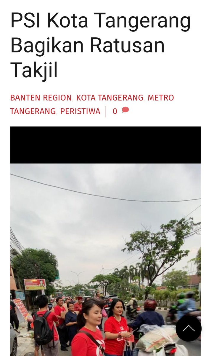 'Kami berusaha untuk selalu hadir bagi warga masyarakat sebagai bentuk nyata kepedulian kepada warga Kota Tangerang,” ucap Anggota DPRD Kota Tangerang dari PSI, Sis Theresia Megawati Wijaya. Selengkapnya baca di sini ya: mediarepublikan.com/psi-kota-tange…