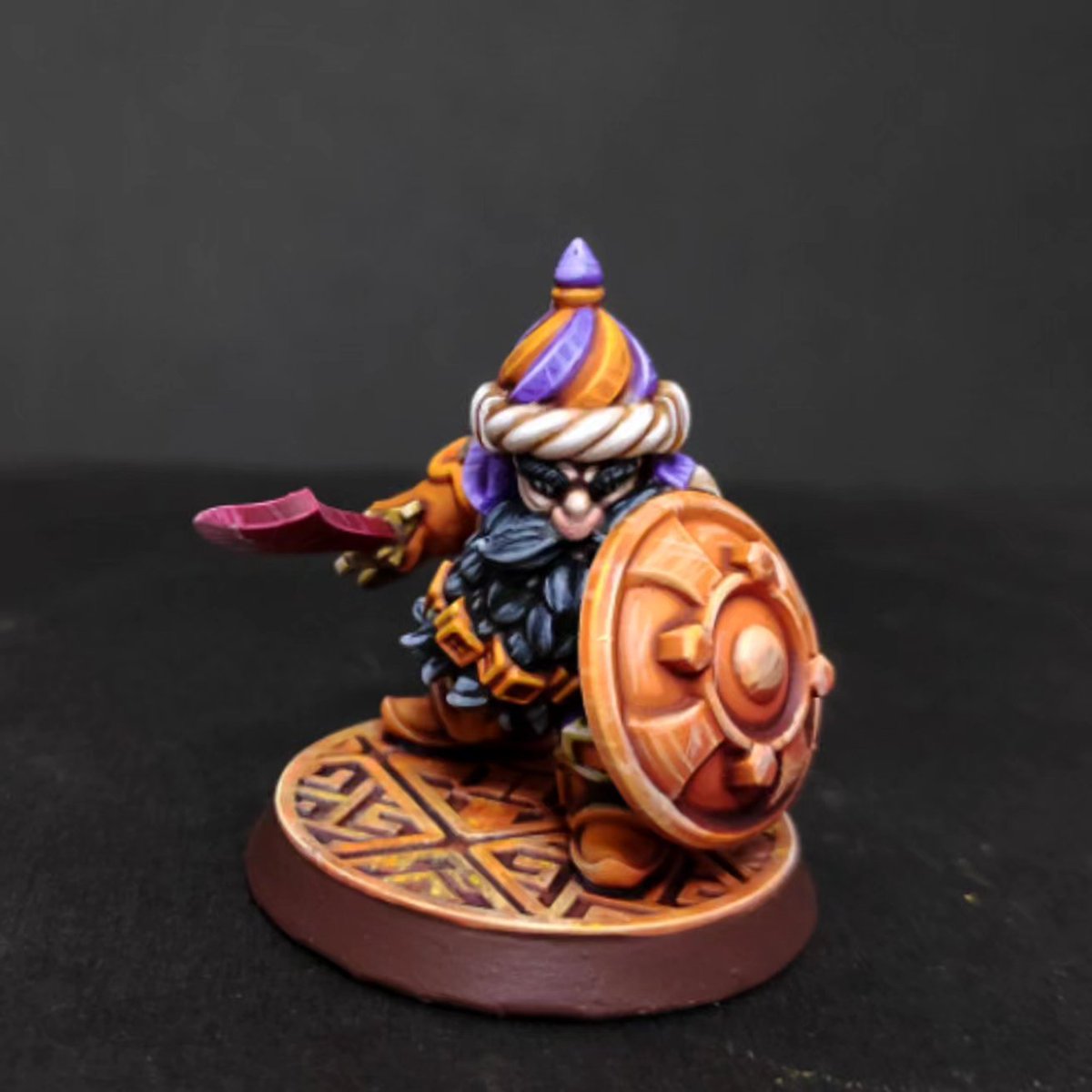 orkdorkwork's tweet photo. Arabian style Dwarf 

#DnDcharacter #WarhammerCommunity #miniaturepainting https://t.co/f8KcRMz7o3