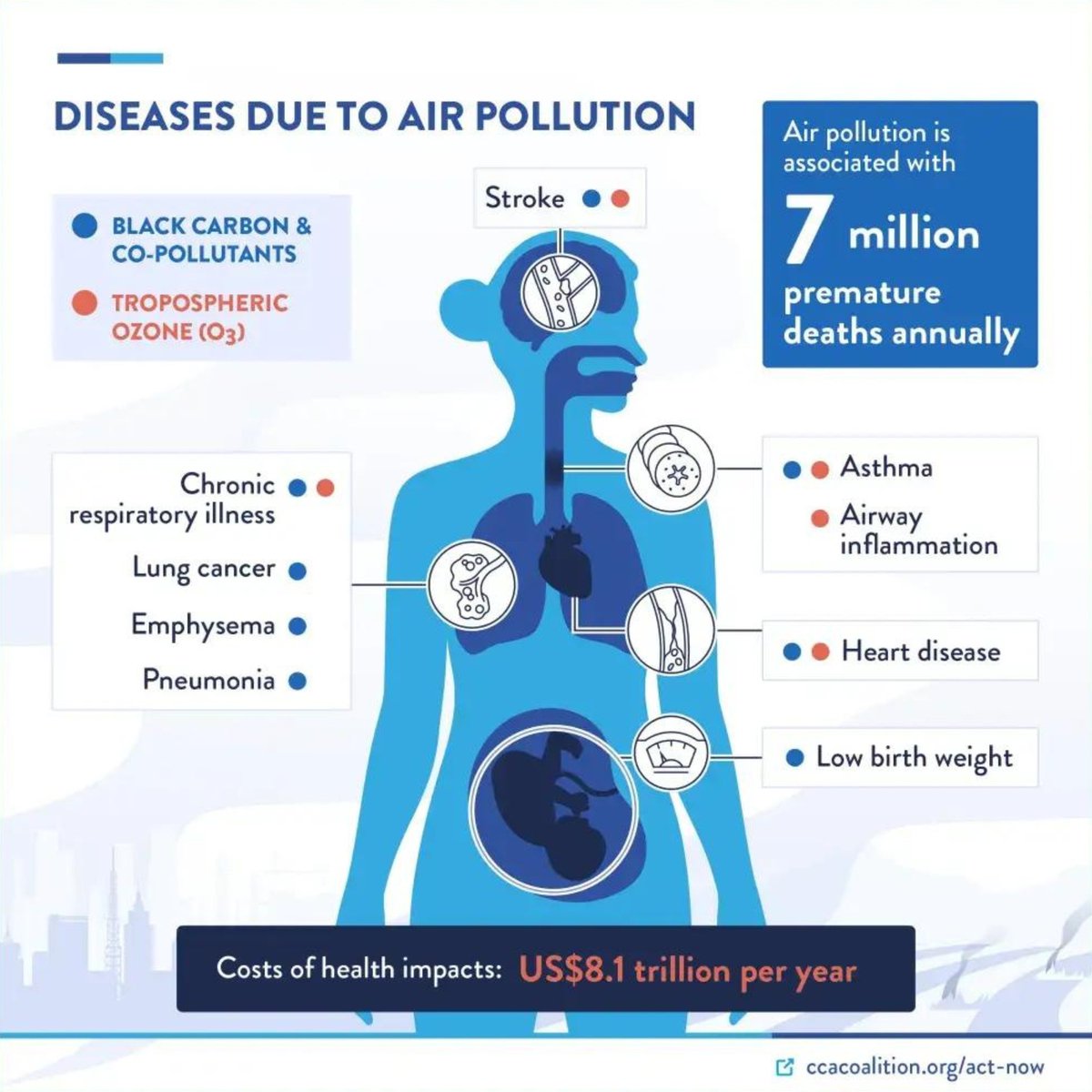 Air pollution is now considered the greatest environmental threat to our health.

On #WorldHealthDay, discover with the @CCACoalition why reducing short-lived climate pollutants can both tackle dangerous air pollution and #ClimateChange: ccacoalition.org/content/short-…