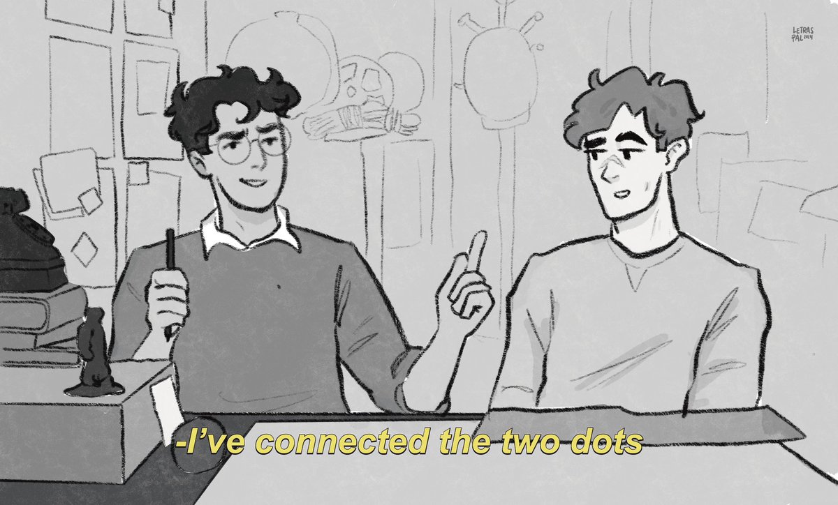 “You’re expecting someone!” James almost sings out, happy to have cracked the code. Not that it has been one particularly difficult to crack Read “connecting the dots” by YieldMaiden on AO3.