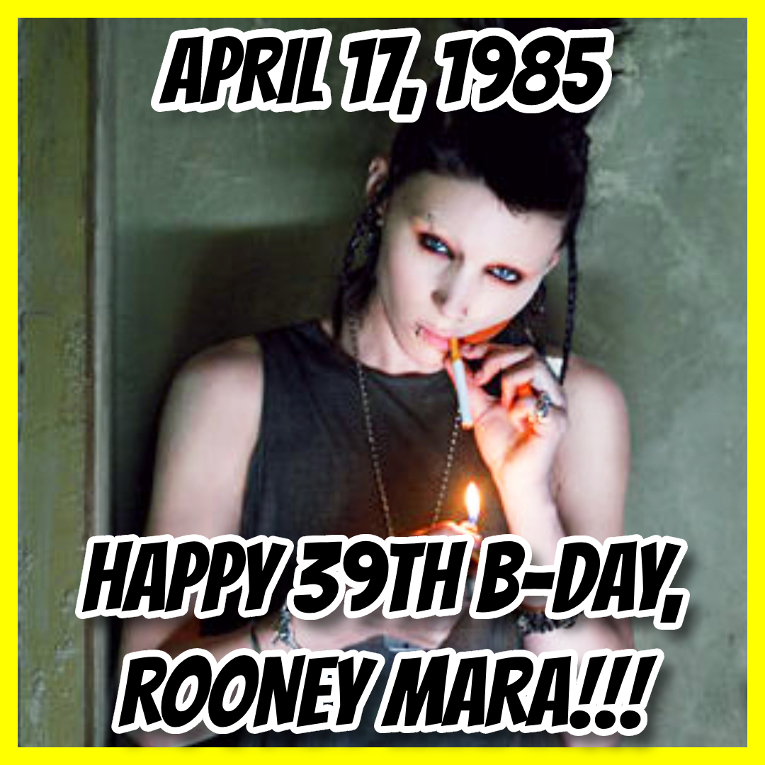 Happy 39th #Birthday, Rooney Mara!!!

What's YOUR #favorite #RooneyMara Movie??!!

#BDay #Movie #TheGirlWithTheDragonTattoo #Carol #Lion #WomenTalking