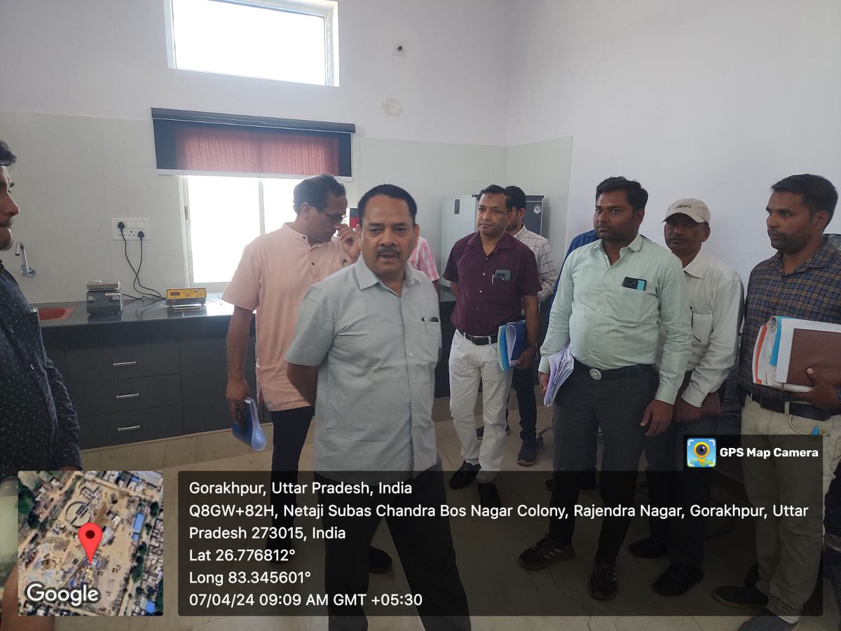 DivisionUpjn's tweet photo. MD Sir, UPJN (Urban)
#Site_Visit 
#Gorakhpur_Works
#AMRUT_2.0 Projects https://t.co/xPGDB4ttKg