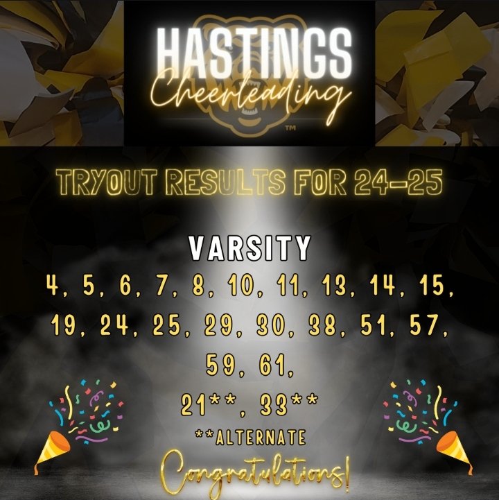 Congratulations to our Varsity Team! 👏🏾🎊 Go Bears!!