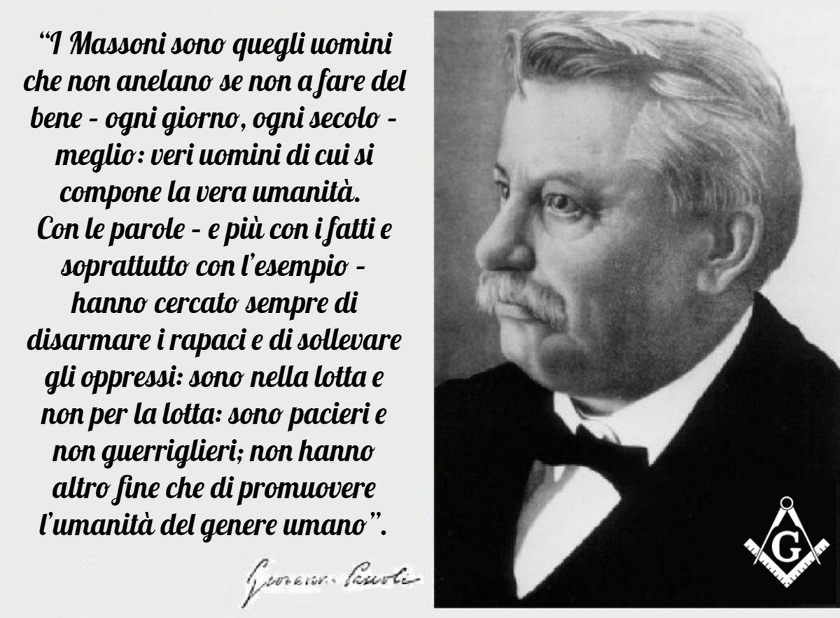 #AccaddeOggi #6aprile 1912; muore #GiovanniPascoli, grande poeta, scrittore, critico letterario e Massone, iniziato alla #Massoneria nella Loggia Rizzoli di Bologna.  Figura emblematica della letteratura italiana di fine '800 secondo cui la poesia giova alla moralità e civiltà.