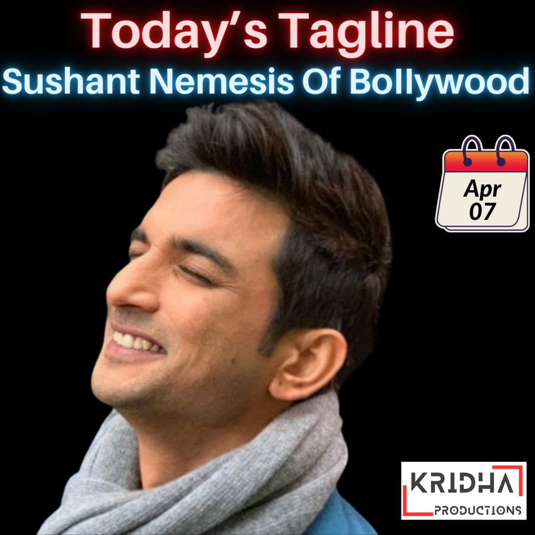 Sushant Nemesis Of Bollywood -Today's Tagline @withoutthemind @divinemitz