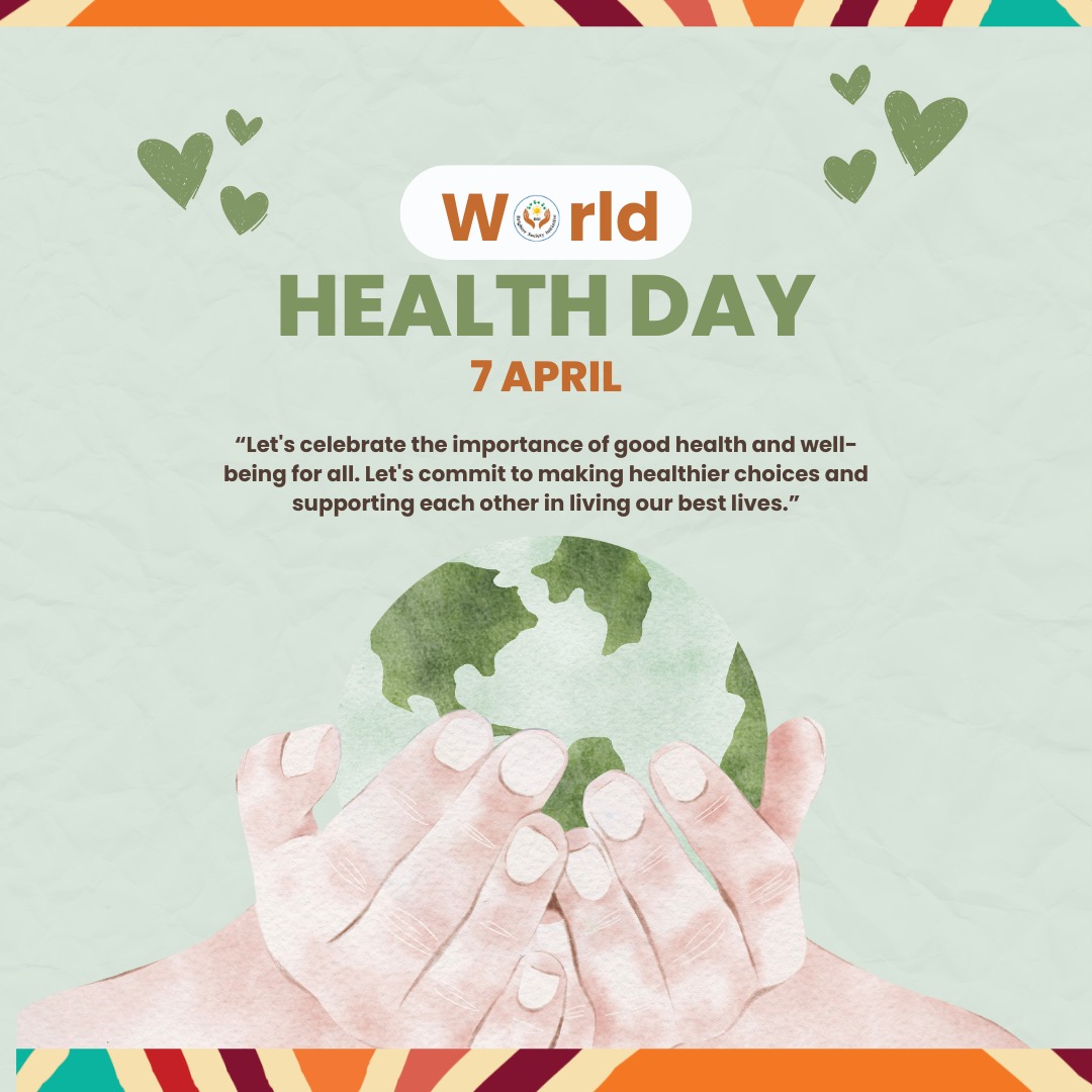 Happy #WorldHealthDay! Let's celebrate the invaluable work of healthcare professionals around the globe who tirelessly strive to keep us healthy. Remember, prioritizing our health is essential for a brighter, happier future for all. 💪🌍 #HealthForAll #StayHealthy