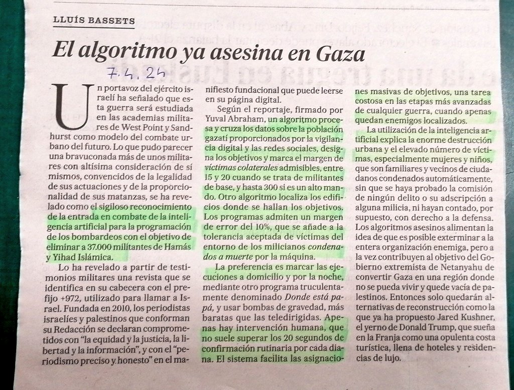 Esto no es un uso desviado de la IA que, como cualquier herramienta, puede usarse bien o mal, igual que el cuchillo sirve tanto para cortar verdura como para matar, etc. Es el meollo de una tecnología que, dada la situación social actual, no podemos encauzar ni medio bien. +
