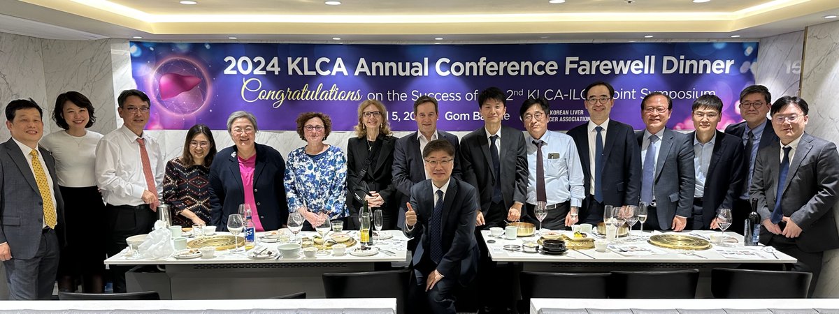 The @KLCA1999 is happy to have successfully organized and hosted the 18th #KLCA annual conference, the 2nd KLCA-ILCA joint symposium, and the @ILCAnews school of liver cancer this year.