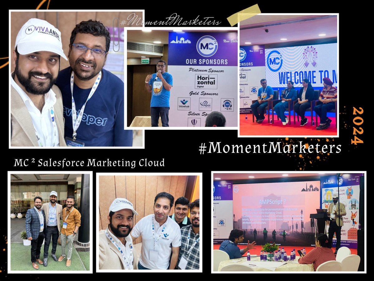 Contributing as a #Speaker at MC ² Salesforce Marketing Cloud - #MomentMarketer #GiveBackToCommunity #SalesforceCommunity

The fourth edition of MC ² in #Delhi was just Amazing!