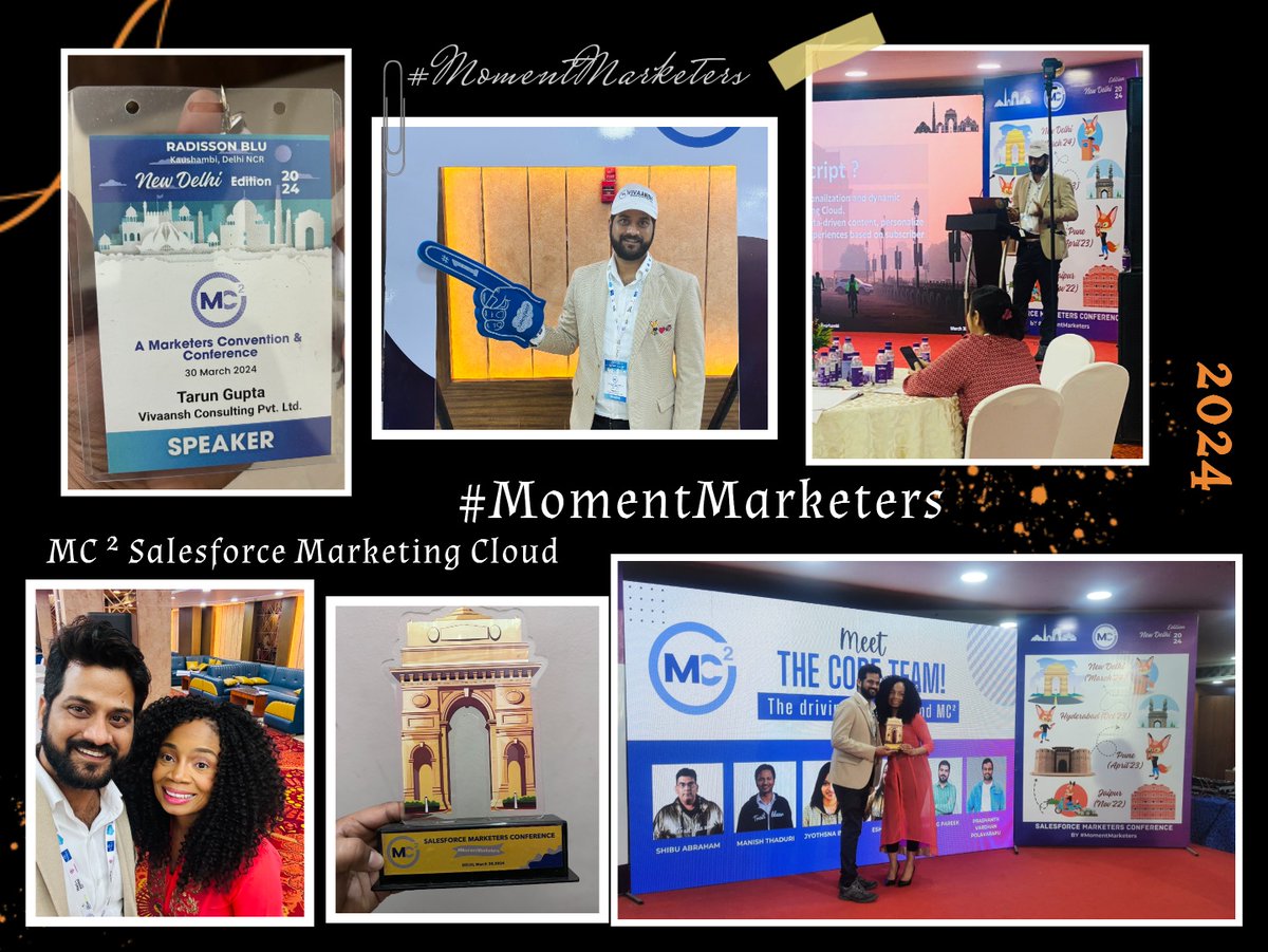thetarunguptaa's tweet image. Contributing as a #Speaker at MC ² Salesforce Marketing Cloud - #MomentMarketer #GiveBackToCommunity #SalesforceCommunity
The fourth edition of MC ² in #Delhi was just Amazing!