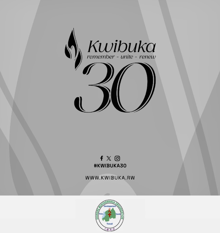 On this solemn day, we honour the memory of those who tragically lost their lives in the Genocide against Tutsi in 1994. IMRO Rwanda stands in solidarity with all Rwandans as we reflect, remember, and renew our commitment to a united and resilient #Rwanda. #Kwibuka30