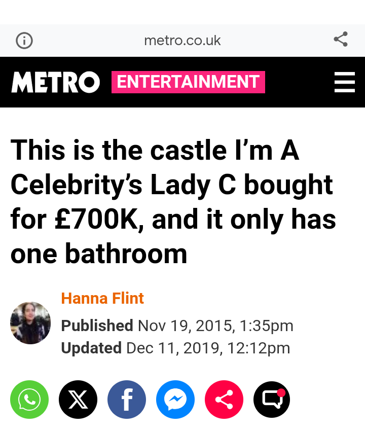 EAPoeEstNe19jan's tweet photo. @CannellBen26804 @according2_taz There are 50 rooms in her #CastleGoring. However, there's only ONE bathroom. It galls her/him that HarryAndMeghan have 16 bathrooms. https://t.co/LviW9cwnDH